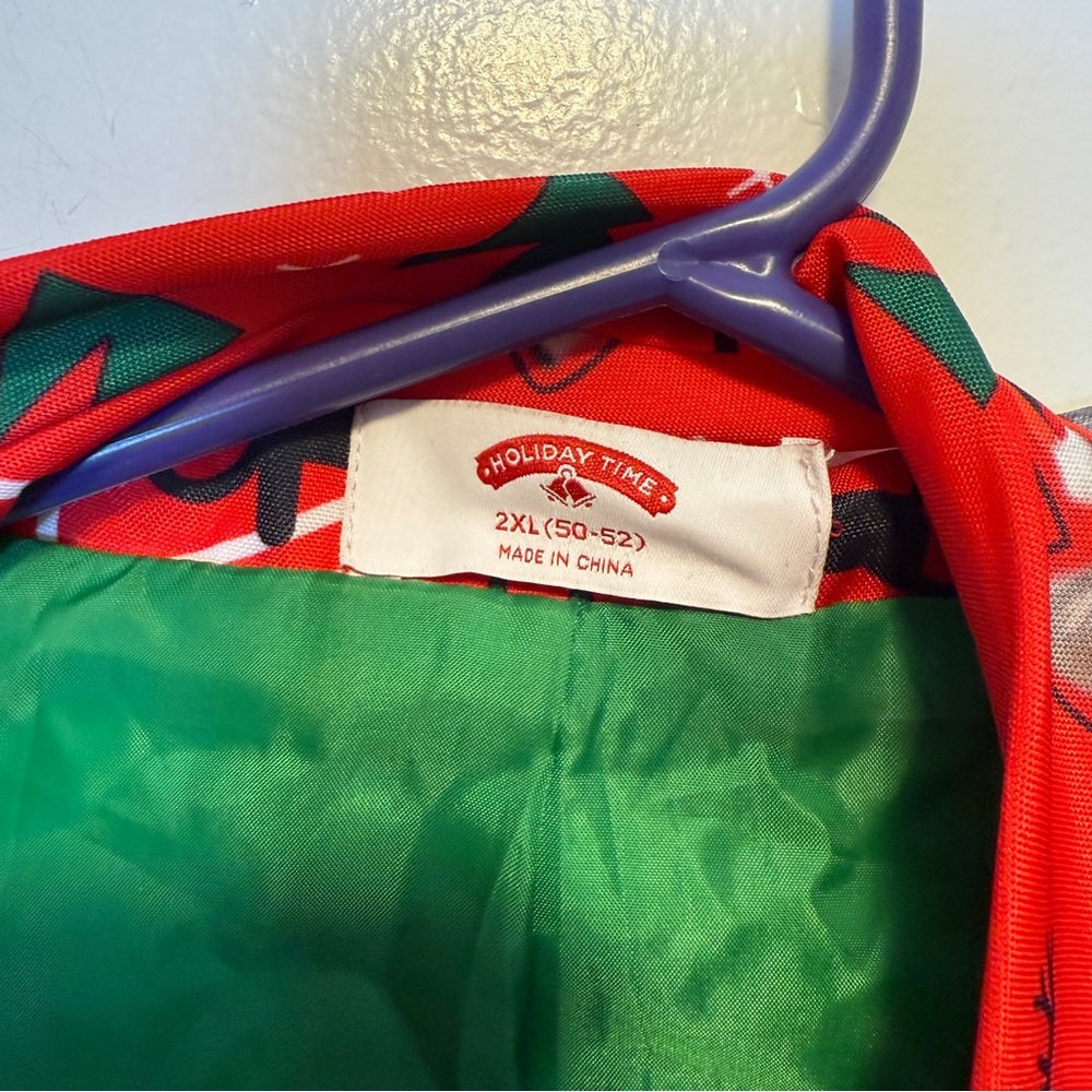 Holiday Time sports coat jacket with Christmas cats with a tie men's size 2XL‎ - Picture 4 of 4